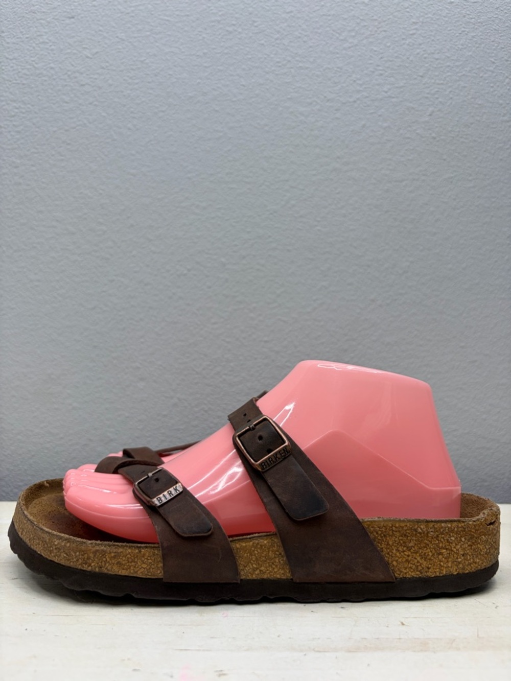 Birkenstock Brown Leather Mayari Sandals Size 38